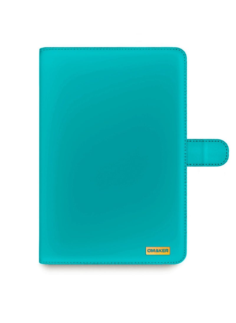 OMAKER - Premium Quality Leather Smart Flip Case Full Protective Cover With Magnetic Stand For Samsung Galaxy Tab A9 Plus 11 Inch 2023 – Sky Blue - Image 1