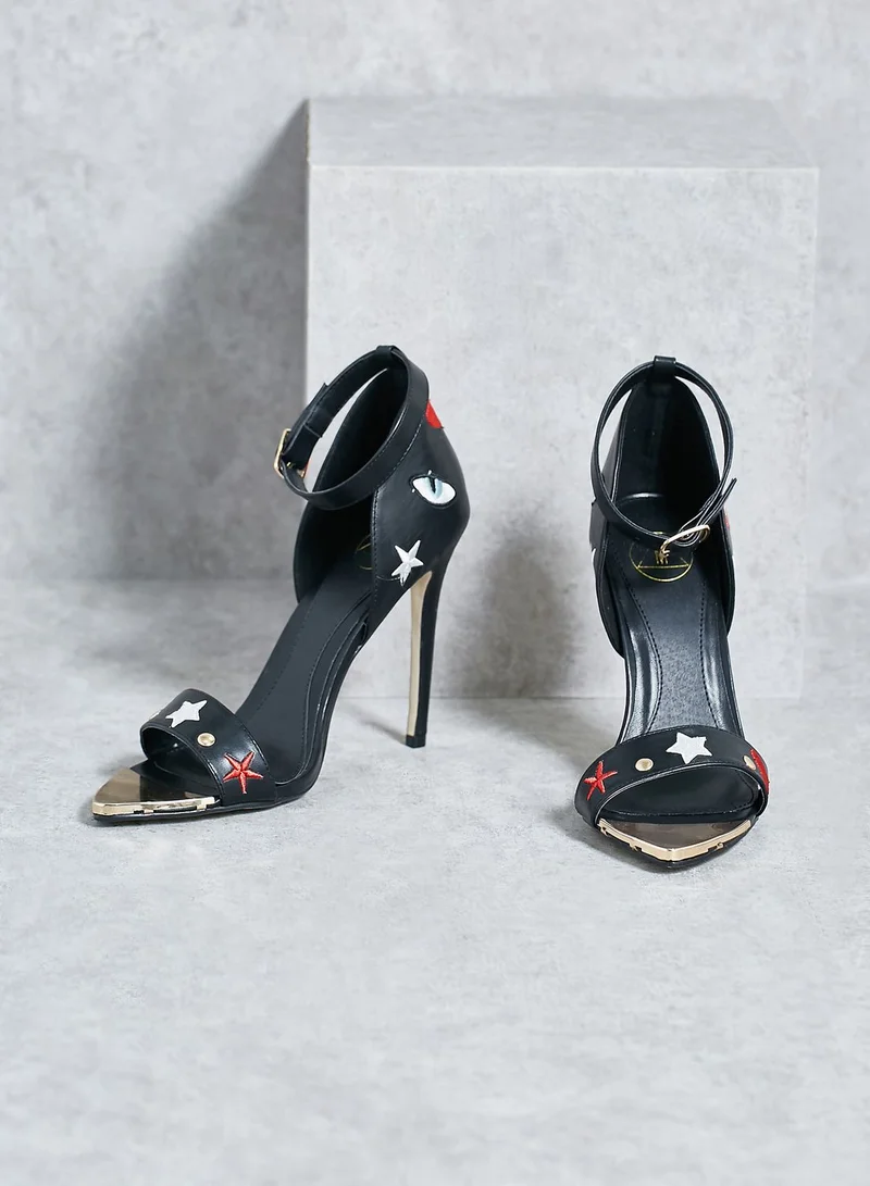 Missguided Sandals with Patches