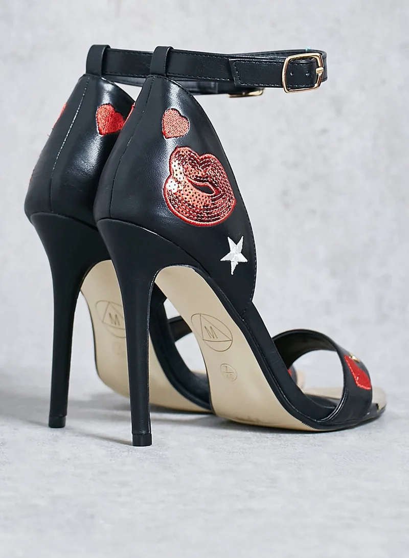 Missguided Sandals with Patches