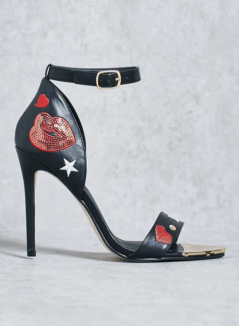 Missguided Sandals with Patches