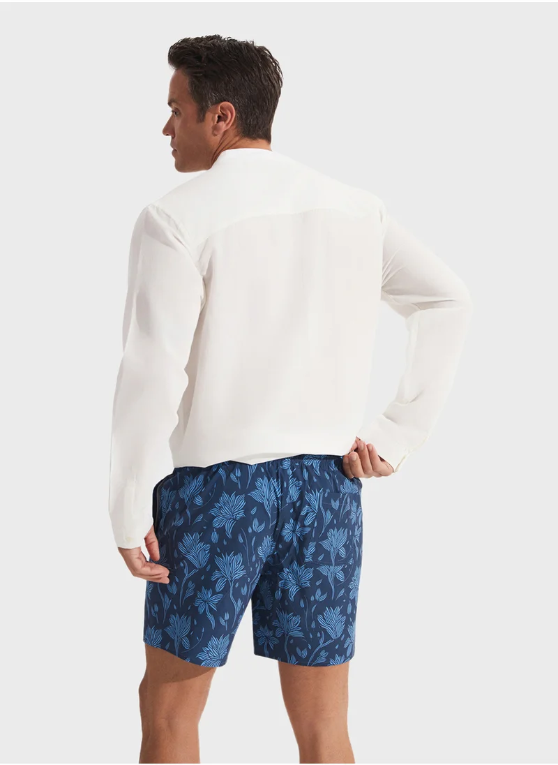 JUNE Patterned Swim Shorts