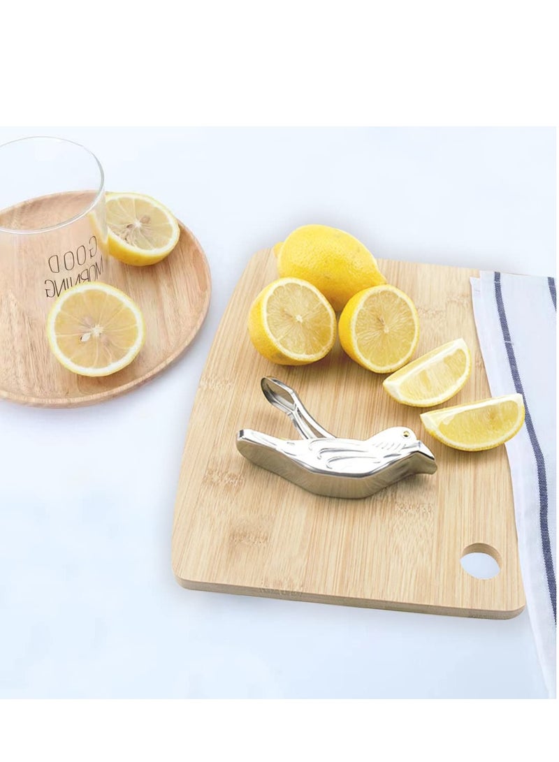 SYOSI Lemon Lime Squeezer, Hand Juicer Lemon Squeezer, Stainless Steel Lemon Slice Squeezer,  Max Extraction Manual Citrus Juicer - Image 3