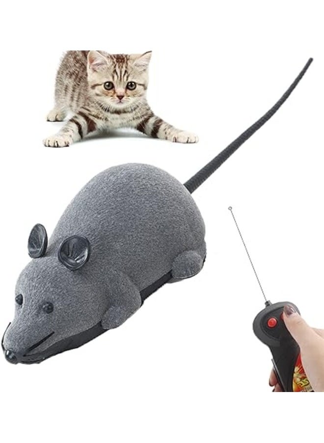 Generic - Mouse Cat Toy Wireless Remote Control Pet Toys Interactive Plush Mouse RC Electronic Rat Mice Toy For Kitten Cat Funny Cat Toy Mouse Wireless Remote Control Simulation Mouse - Image 1
