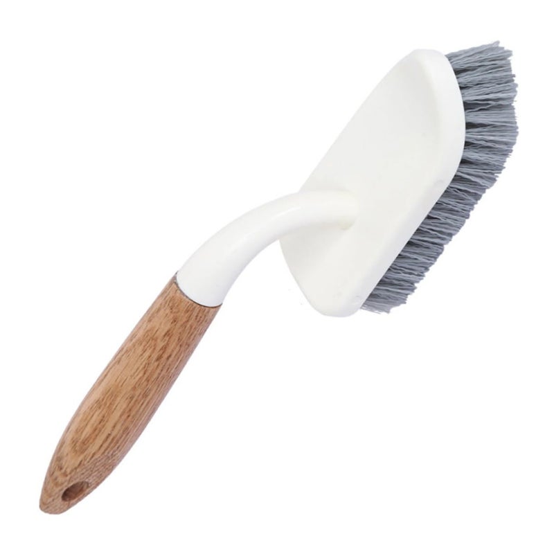 Stiff Bristle Shower Scrubber Multi Angle Cleaning Brush For Bathroom - Image 2