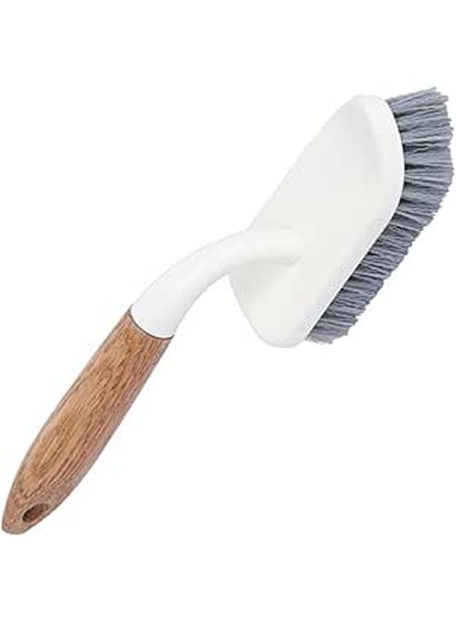 Stiff Bristle Shower Scrubber Multi Angle Cleaning Brush For Bathroom - Image 1