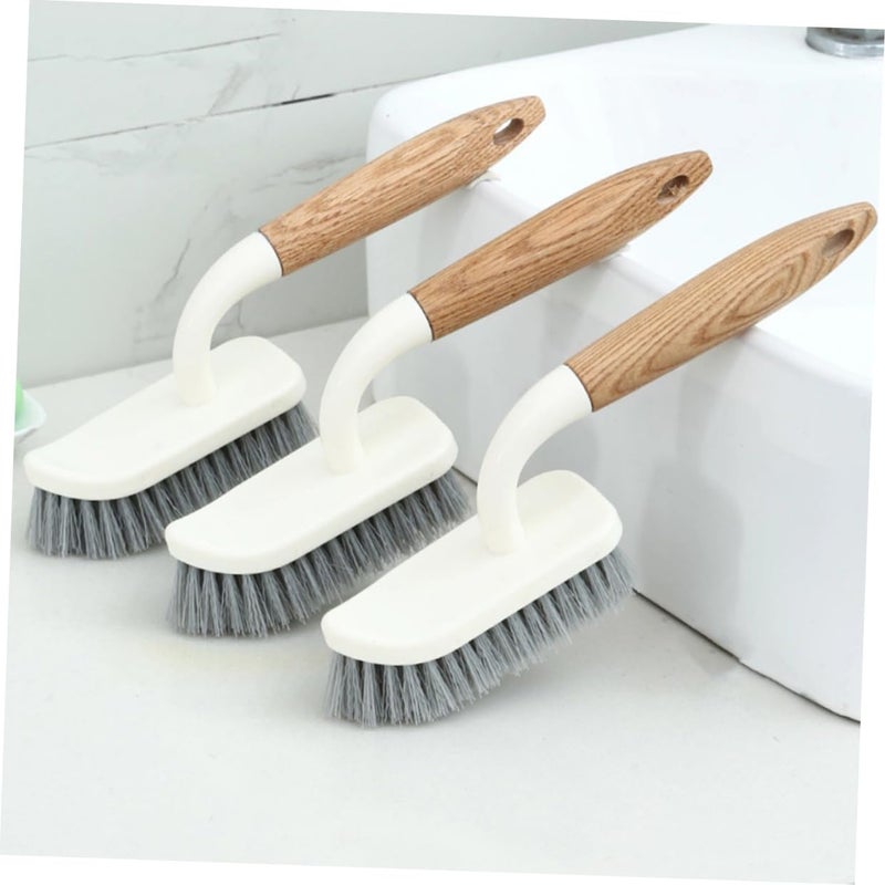 Stiff Bristle Shower Scrubber Multi Angle Cleaning Brush For Bathroom - Image 3