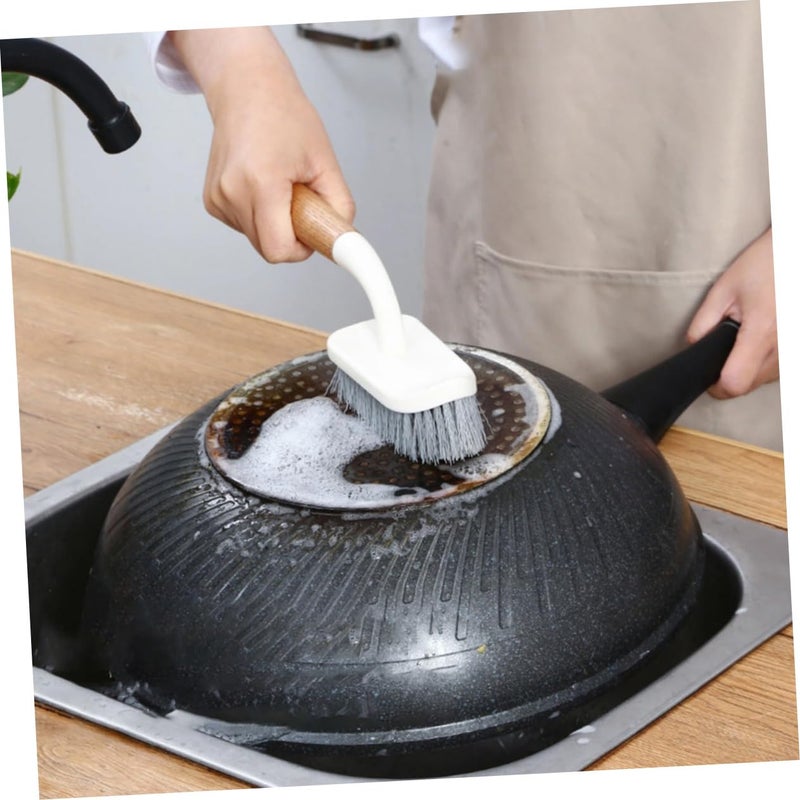Stiff Bristle Shower Scrubber Multi Angle Cleaning Brush For Bathroom - Image 4