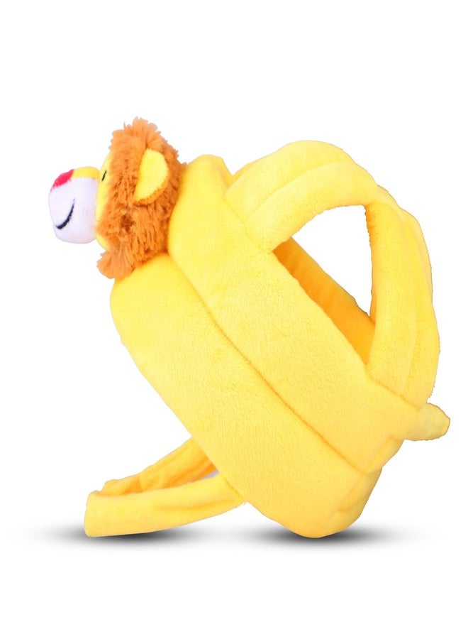 كوكو خوذة أمان للأطفال الصغار من كوكو - واقي رأس قابل للتعديل للزحف والمشي - قبعة ناعمة وخفيفة الوزن ومضادة للسقوط للأطفال الرضع والأطفال - معدات أمان مثالية للرأس (أسد أصفر) - Image 1