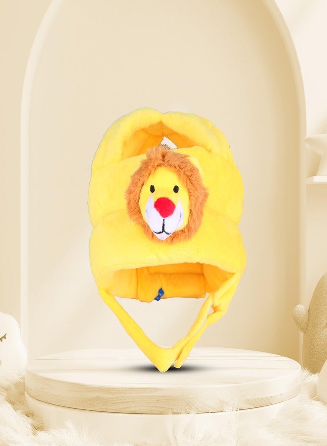 كوكو خوذة أمان للأطفال الصغار من كوكو - واقي رأس قابل للتعديل للزحف والمشي - قبعة ناعمة وخفيفة الوزن ومضادة للسقوط للأطفال الرضع والأطفال - معدات أمان مثالية للرأس (أسد أصفر) - Image 4