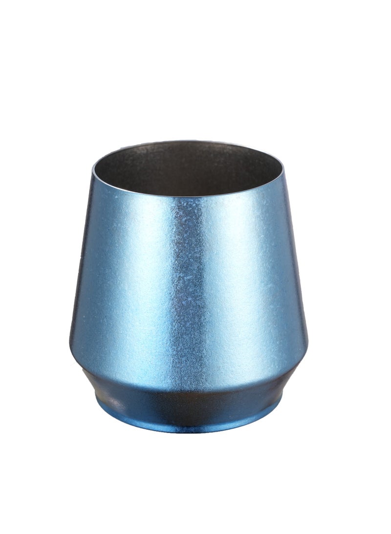 LETIOSA أكواب قهوة تيتانيوم مزدوجة الجدران 200 مل - كوب مائل مثالي، كوب إسبرسو وكوب شاي معزول للسفر، والتخييم، والمكتب، وديكور المنزل - إكسسوارات مكتبية أنيقة - Image 1