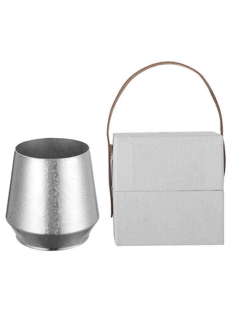 LETIOSA أكواب قهوة تيتانيوم مزدوجة الجدران 200 مل - كوب مائل مثالي، كوب إسبرسو وكوب شاي معزول للسفر، والتخييم، والمكتب، وديكور المنزل - إكسسوارات مكتبية أنيقة - Image 2