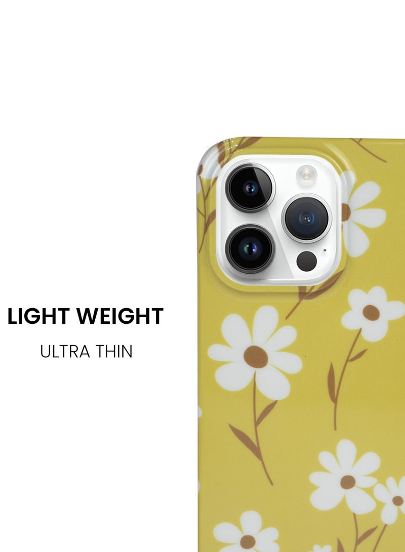 just adore Apple iPhone 14 Pro Max Case Designer Case iPhone Camera Protection Light Weight Cover Mustard Yellow - Image 3