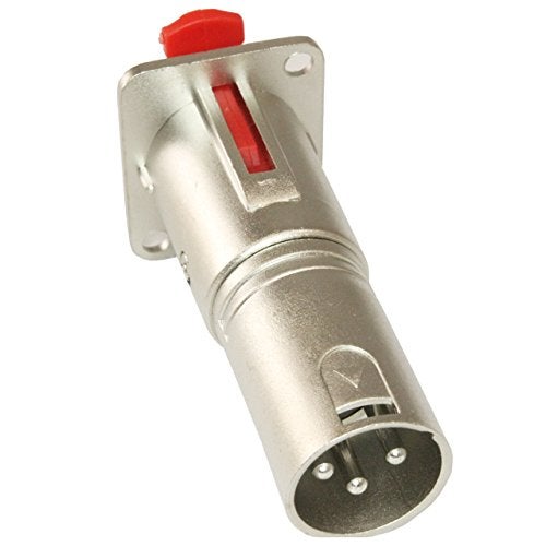 MCSPROAUDIO 1/4 TRS to XLR Male Pass Through Panel Mount Jack - Image 3