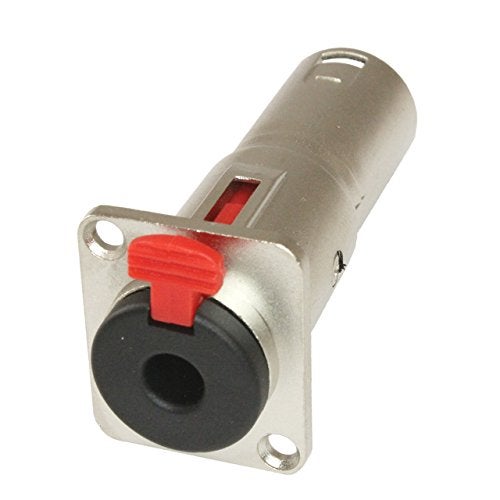 MCSPROAUDIO 1/4 TRS to XLR Male Pass Through Panel Mount Jack - Image 2