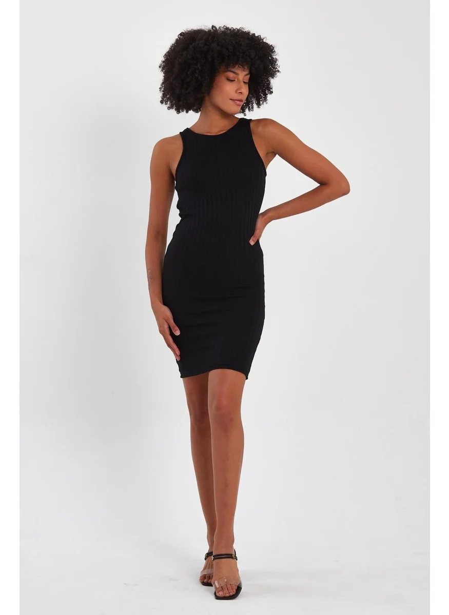 Alexander Gardi Strappy Pencil Dress (B23-00122)