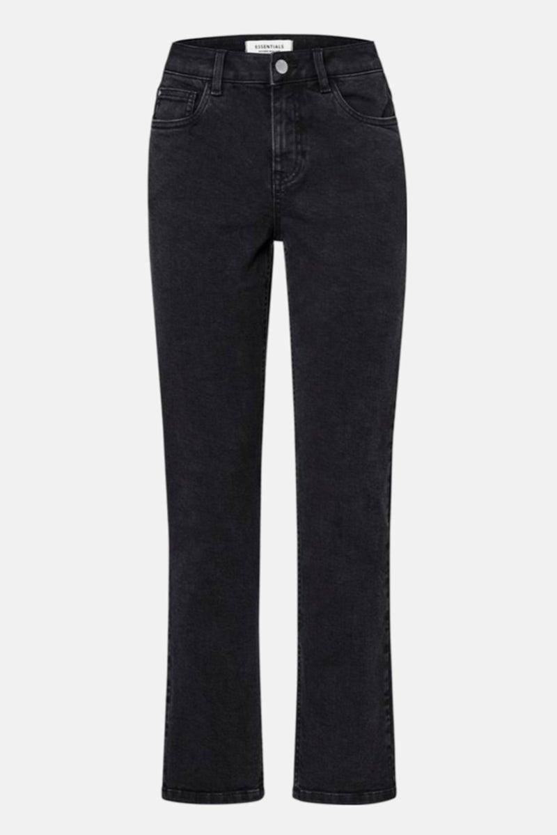 Tchibo Women Regular Fit Washed Stretch Jeans, Black - Image 2