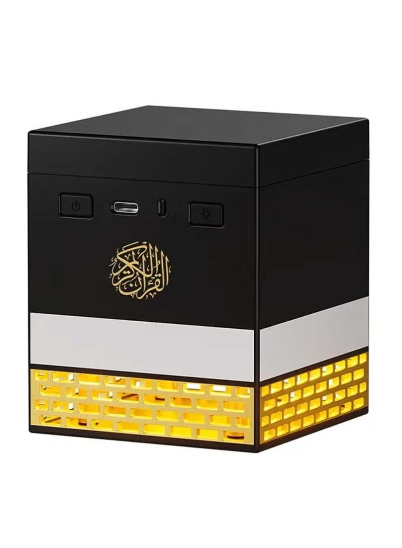 TIGER Quran Speaker with App & Remote Control – SQ-708 Kaaba Design Bluetooth Speaker with Multi-LED Lights, 16 Reciters, 18 Languages, 8GB Storage, Quran Word-by-Word Recitation – Islamic Audio Player for Home, Prayer Room & Spiritual Gifting - Image 3