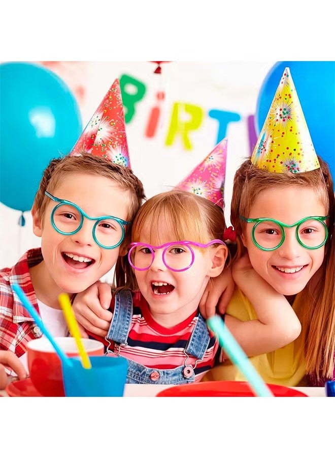 واي جيه 5 قطع من القش القش القش بلاستيك القش القش غطاء القش القش قابل لإعادة الاستخدام القش للأطفال القش شرب حزب البالغين القش متعة للعين القش أنبوب لعبة و Birthday Party Set (باللغة الإنجليزية) - Image 4