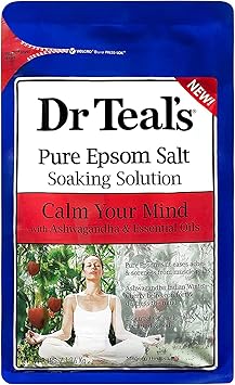 Dr. Teals Dr Teals Epsom Salts Calm Your Mind Ashwagandha 3Lb 136Kg - Image 1