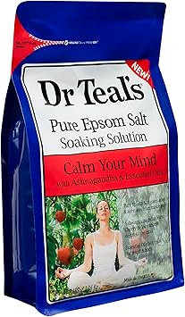 Dr. Teals Dr Teals Epsom Salts Calm Your Mind Ashwagandha 3Lb 136Kg - Image 2