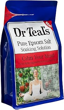 Dr. Teals Dr Teals Epsom Salts Calm Your Mind Ashwagandha 3Lb 136Kg - Image 3