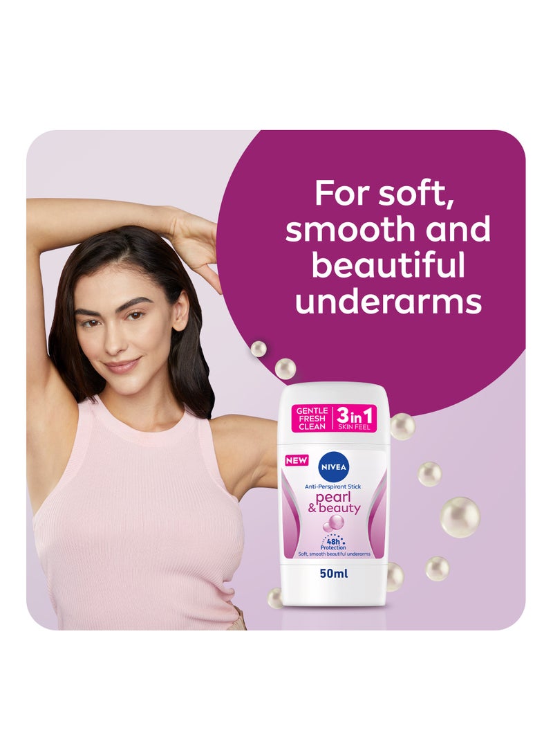 Nivea Antiperspirant Stick Pearl And Beauty - Image 2