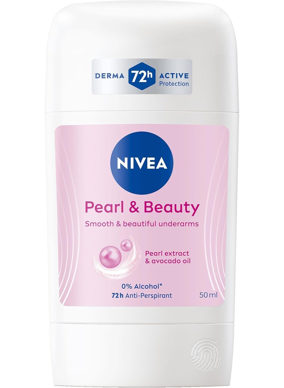 NIVEA Antiperspirant Stick for Women, 72H Protection Pearl & Beauty 50ml