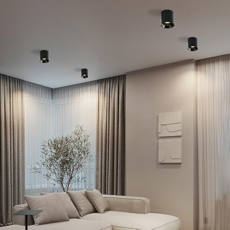 V.nice LED Ceiling Spotlight GU10/GU5.3 Surface Mounted Light Fixture, Polycarbonate Housing, 35W Max, Indoor Wall & Ceiling Lamp for Hallway Kitchen Bedroom – 6 Styles (No Bulb Included) - Image 5