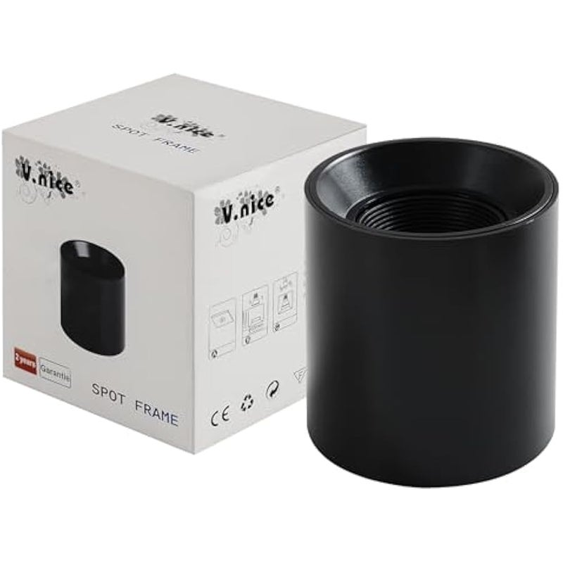 V.nice LED Ceiling Spotlight GU10/GU5.3 Surface Mounted Light Fixture, Polycarbonate Housing, 35W Max, Indoor Wall & Ceiling Lamp for Hallway Kitchen Bedroom – 6 Styles (No Bulb Included) - Image 1