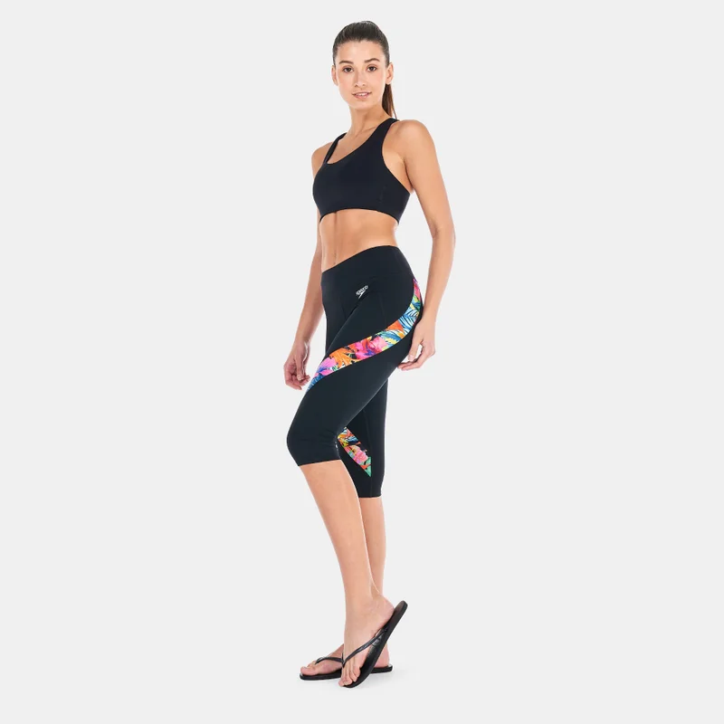 speedo Women's Printed 3/4 Leggings