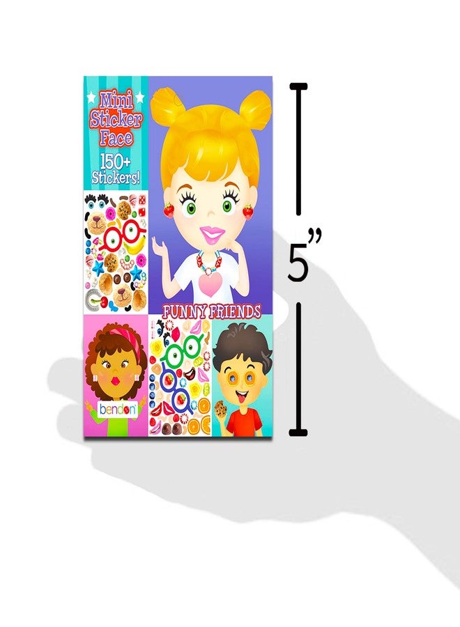 Crenstone 24 Pcs Make-a-Face Sticker Sheets, Funny Friends 5" x 7" Mix and Match Total 150+ Stickers, Party Favors, Kids Party Supplies | Funny People Make Your Own Face Designs - Image 2