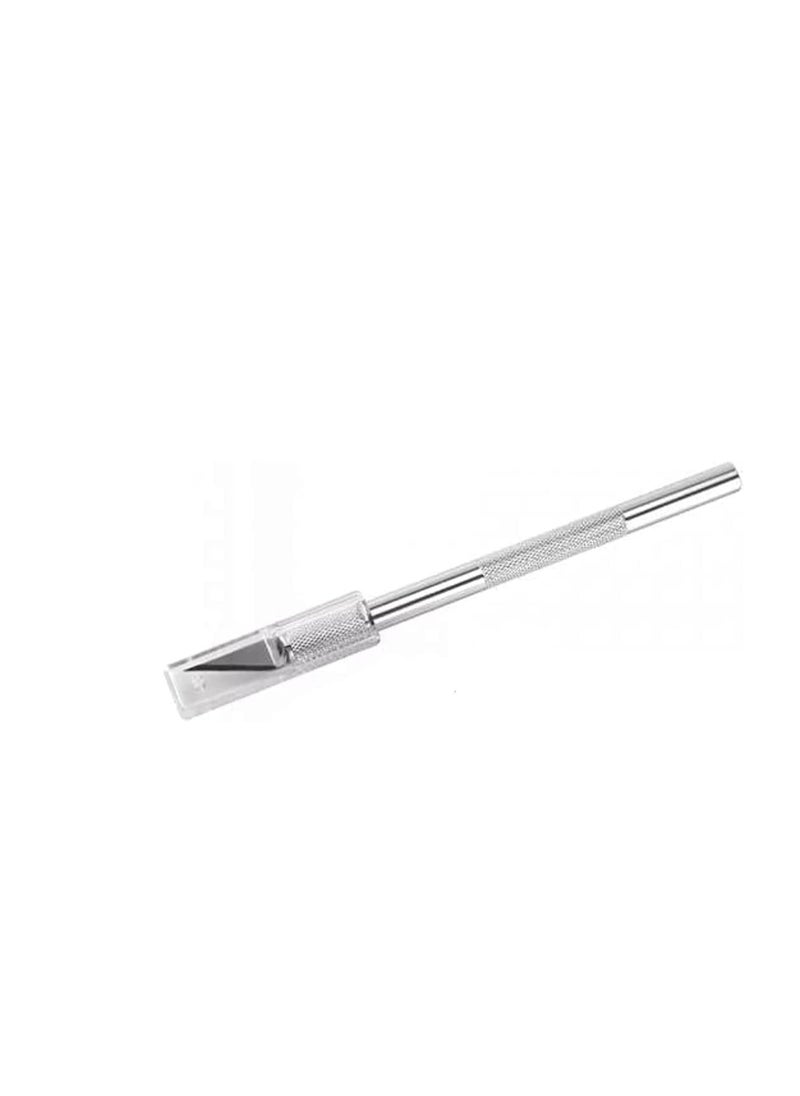 Generic Cutter Pen with 5 Blades - Silver  - Image 2