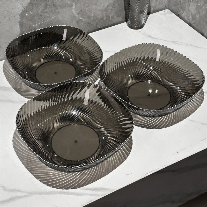 Luxurious Clear Fruit Tray for Living Room Small one, single outfit, clear and boundless 