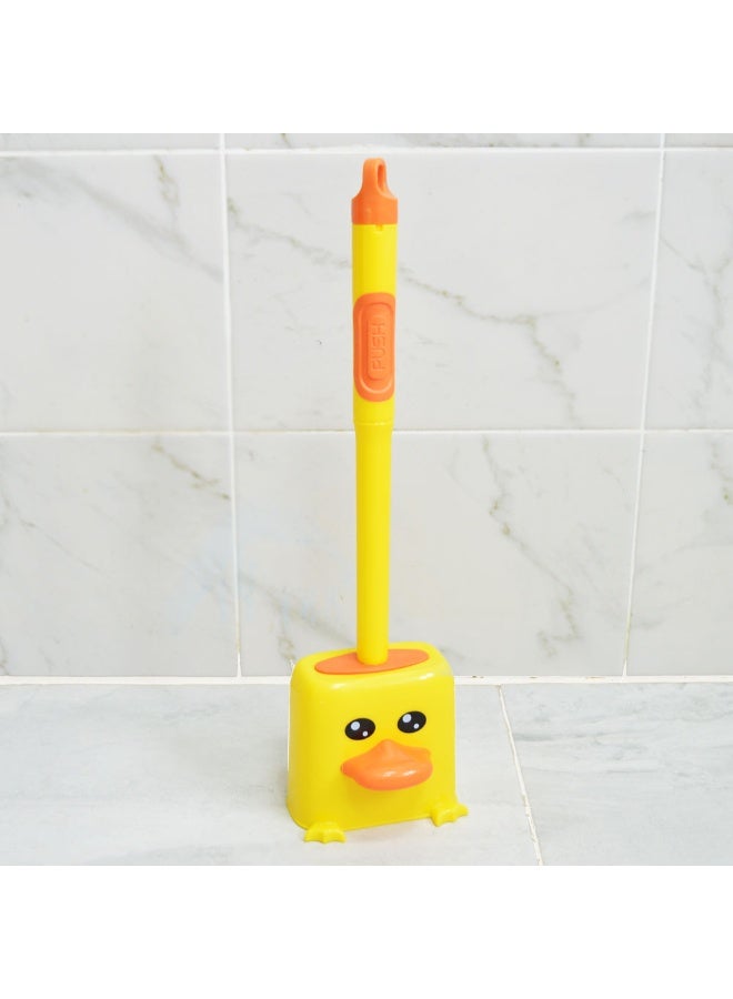 Long Handle Plastic Toilet Brush with Built-in Soap Tank, Wall Mounted Toilet Brush, Bathroom Ideas, Toilet Cleaning Brush, Duck Toilet Brush, Practical Bathroom and Toilet Cleaner - Image 5