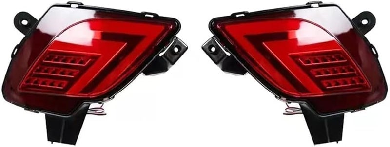 LED Rear Bumper Reflector Lights For Mazda CX5 2013 2016 Brake Warning Dynamic Turn Signal Lamps - Image 4