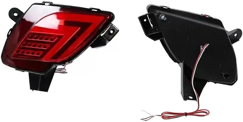 LED Rear Bumper Reflector Lights For Mazda CX5 2013 2016 Brake Warning Dynamic Turn Signal Lamps - Image 3
