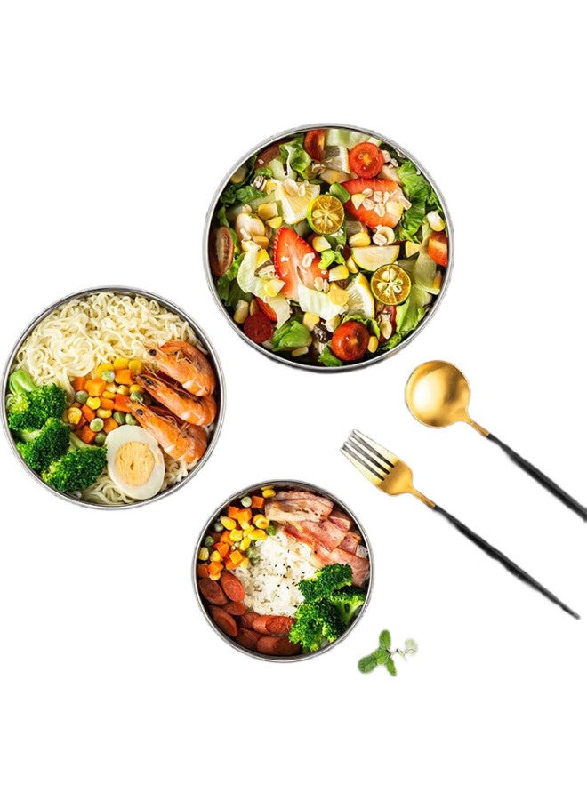MAX COOK Meichun (Maxcook) 304 Stainless Steel Bowl, Double-Layer Insulated Soup Bowl, Noodle Bowl, 13Cm Mcwa601 - Image 3