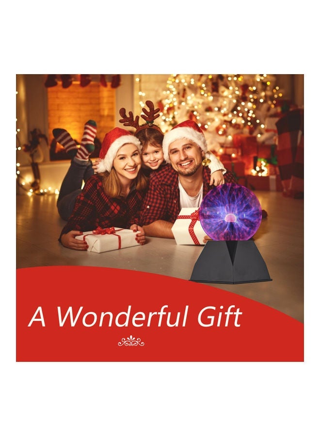 NIBEMINENT Touch And Sound Sensitive Nebula Thunder Electric Globe Plasma Ball Light Multicolour - Image 3