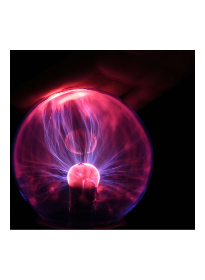 NIBEMINENT Touch And Sound Sensitive Nebula Thunder Electric Globe Plasma Ball Light Multicolour - Image 4