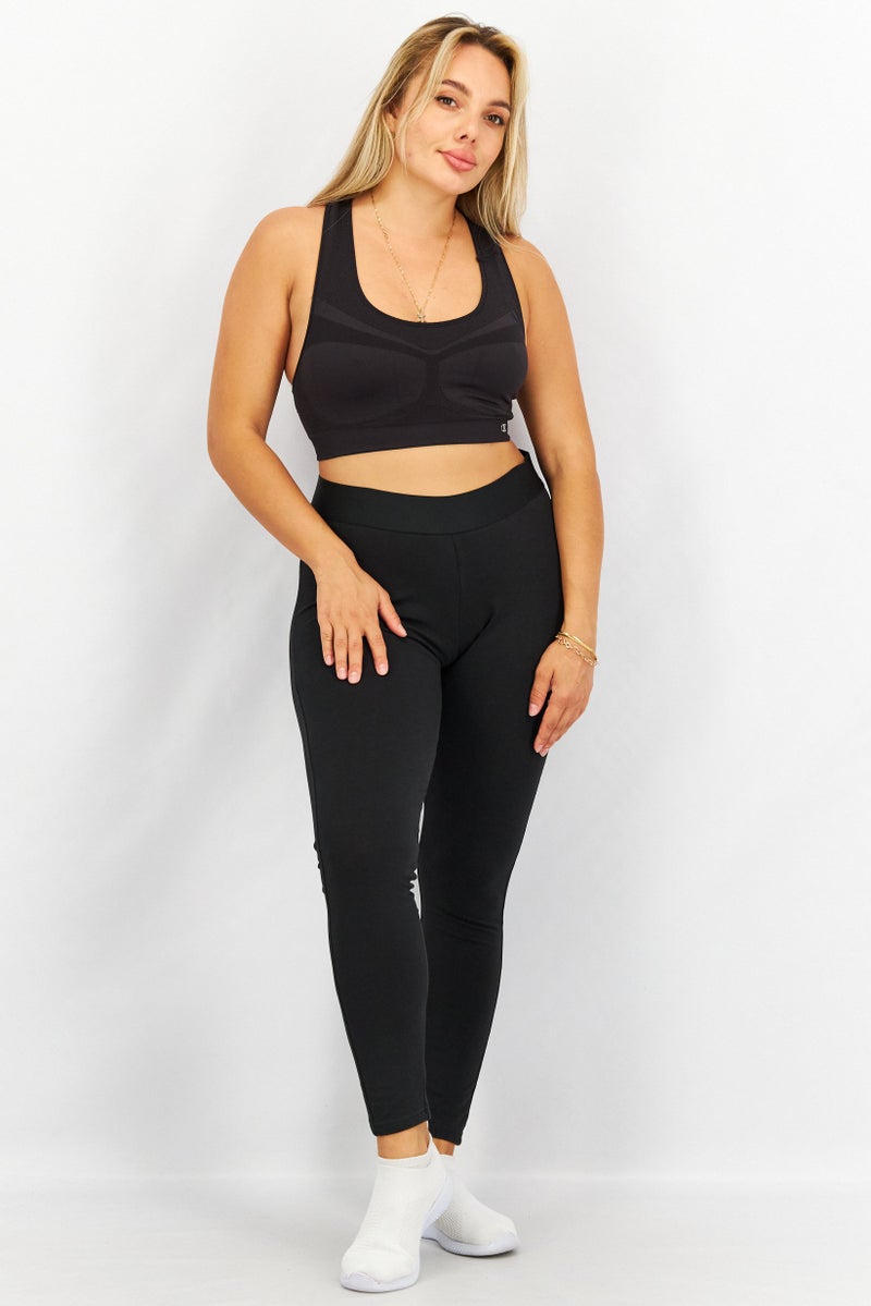 Champion Women Sportwear Fit Seamless Sports Bra, Black - Image 2