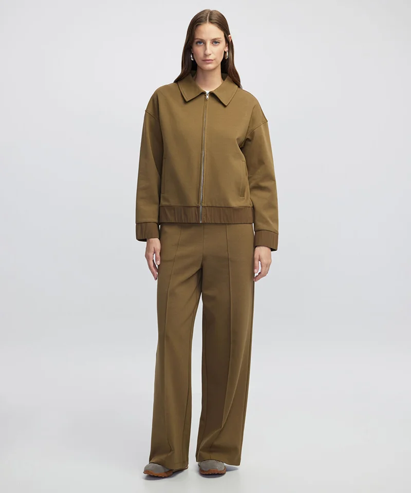 Ipekyol Elastic Waist Wide-Leg Trousers