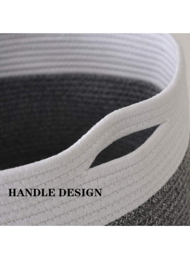 Large Laundry Baskets Clothes Basket Woven Laundry Baskets with Handles, Toys Basket, Large Baskets 51 x 34cm - Image 2