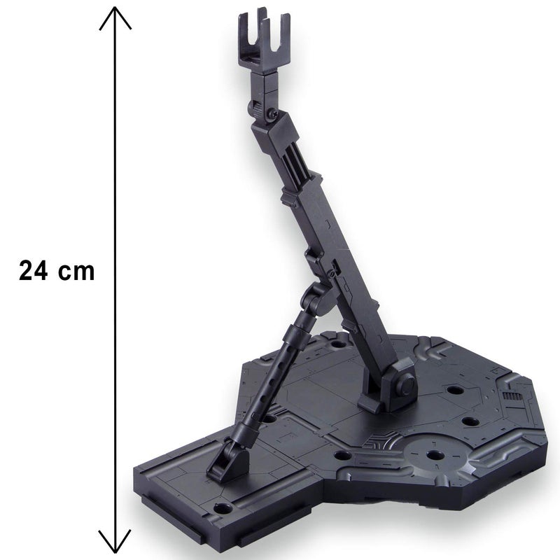 BANDAI SPIRITS Bandai Hobby Action Base 1 Display Stand (1/100 Scale), Black (BAN148215) - Image 3