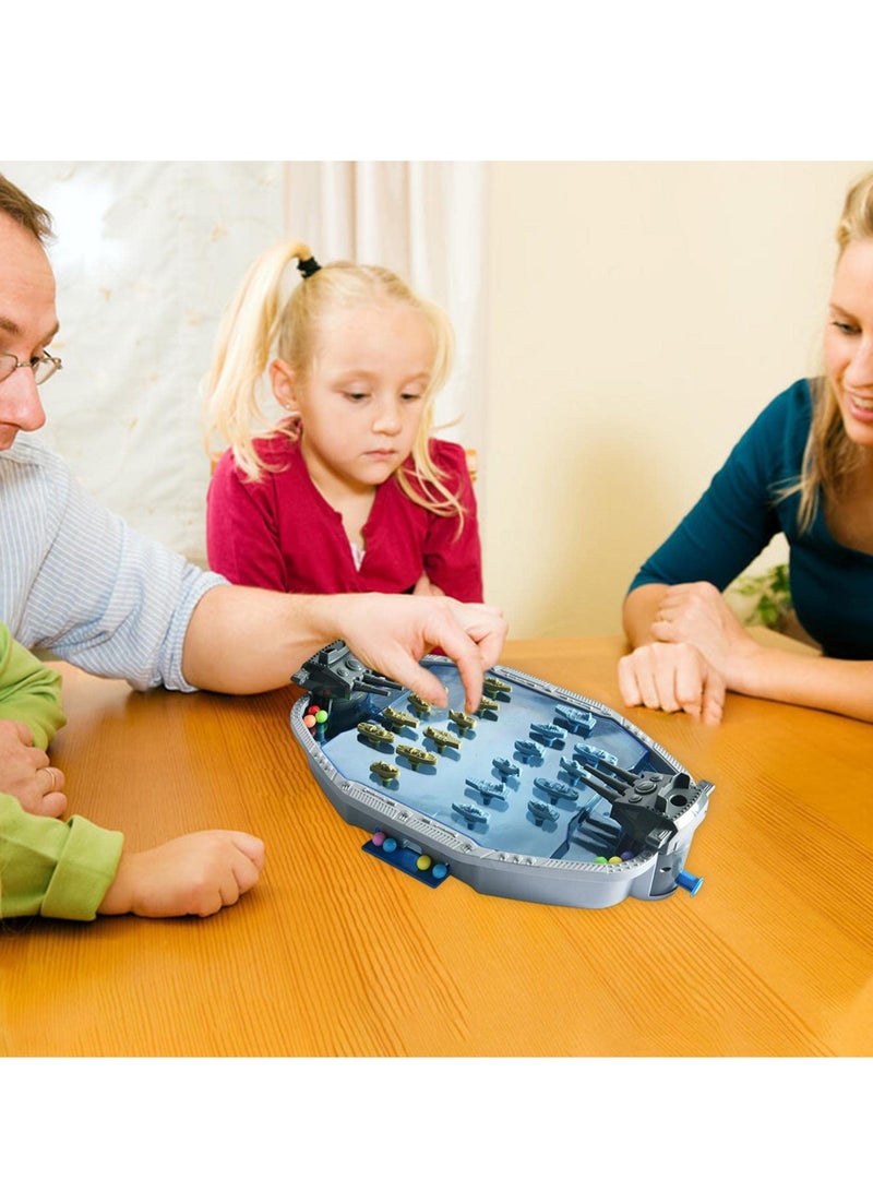 Sharpdo Navy Competition Bouncy Game Board Match Children's Catapult Beads Educational Toys- Navy Toys 2 Player Board Games, Battle Board, Navy Versuses Rivalry - Image 3
