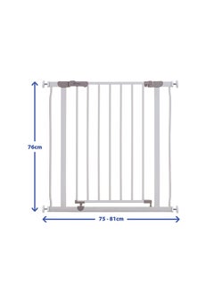 dreambaby Ava Pressure Mounted Child Security Gate - White  - Image 2