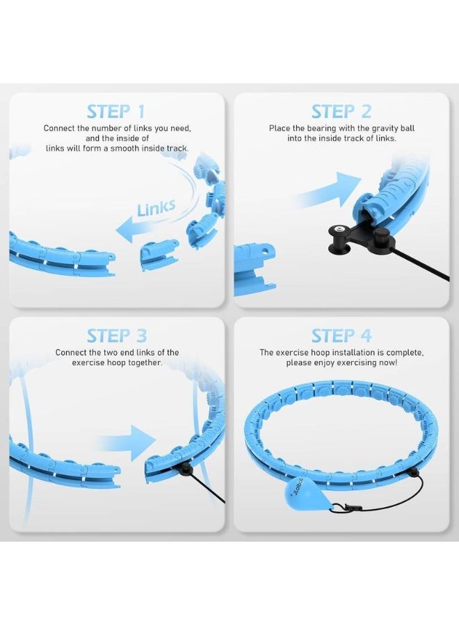 NURIOR NURIOR Smart Hula Hoops Weight Loss for Women Fitness Tummy Reducer Product Machine Hula Hoop  (Diameter - 72 cm) - Image 2