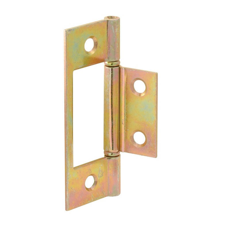 Prime-Line N 6656 Bi-Fold Door Hinges, Non-Mortise Style, Brass Plated (2 Pack) - Image 4
