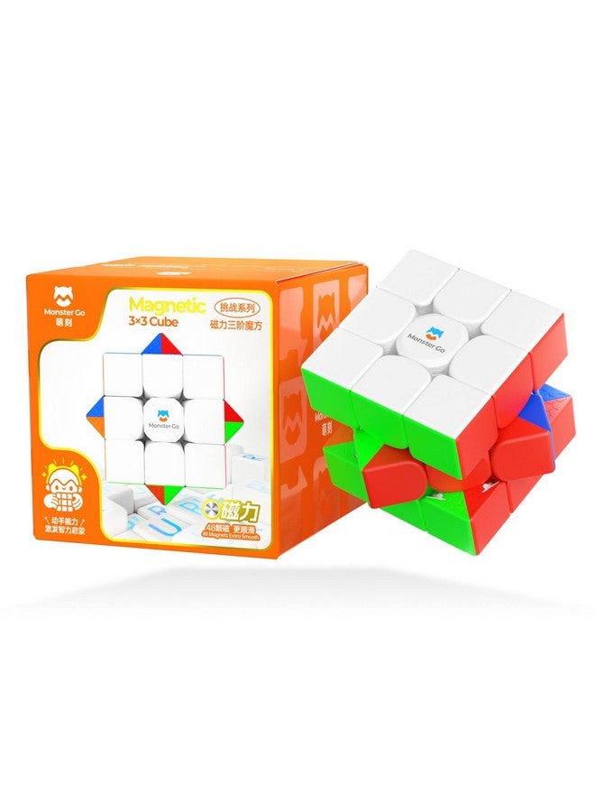 Cubelelo GAN Monster Go (v3) Magnetic 3x3 Speedcube | Honeycomb Design for Buttery Smooth & Stable Turning, Adjustable Tension, Corner Cutting | Ideal Puzzle Toy for Beginners, Boys & Girls Ages 6+ - Image 1