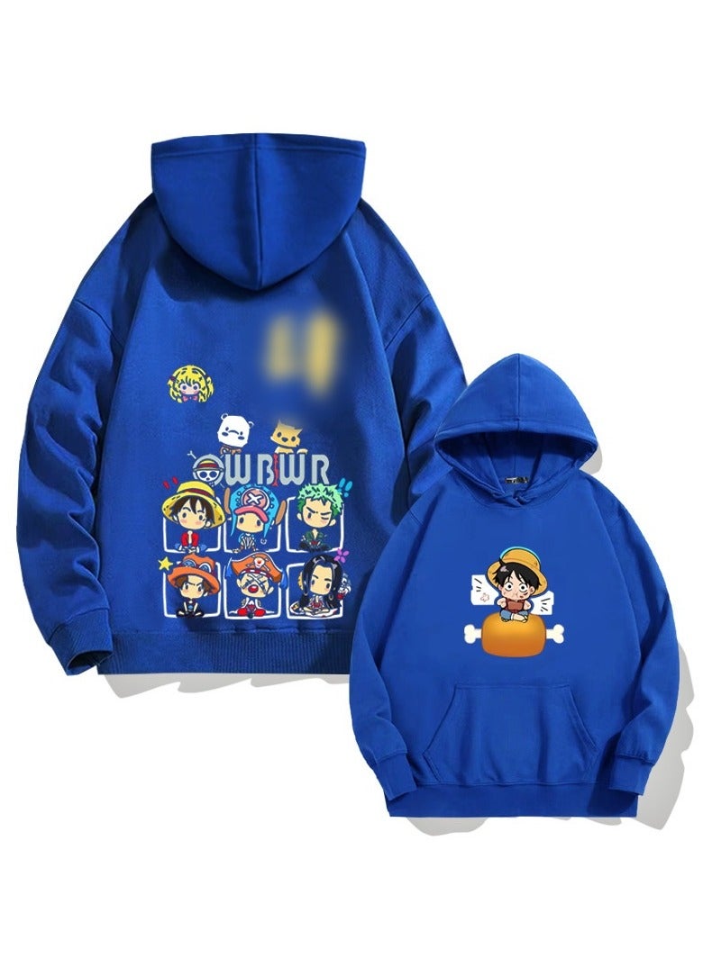 KUYING New One Piece Casual Loose Hooded Sweatshirt  - Image 1