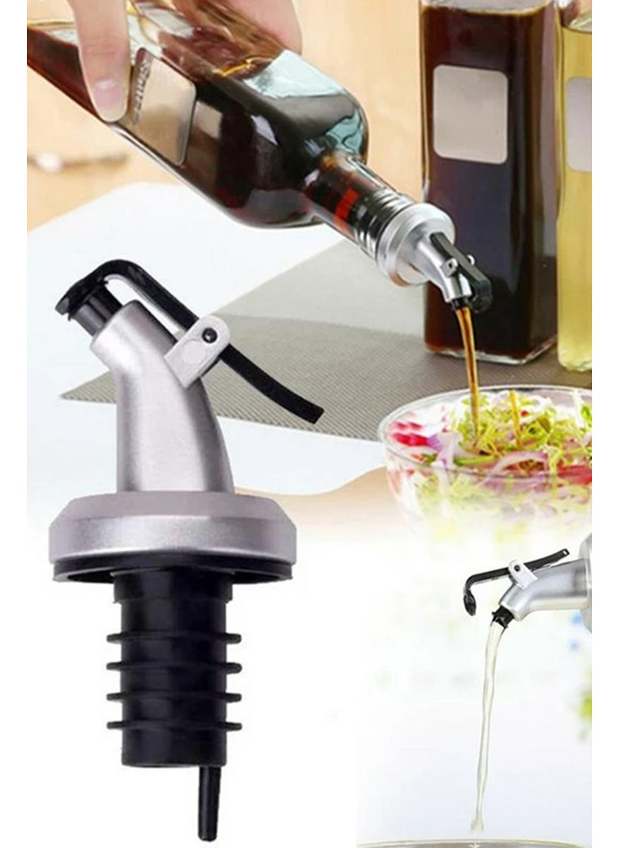 Markafox Capped Oil Stopper Oil Pot Bottle Tip Oil Jar Vinegar Bowl Sauce Bottle Bottle Head Does Not Drip  - Image 5